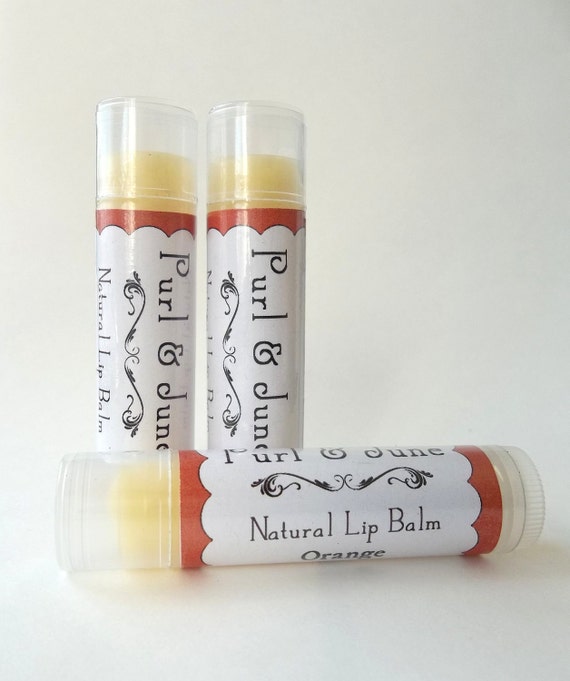 Natural Orange Lip Balm