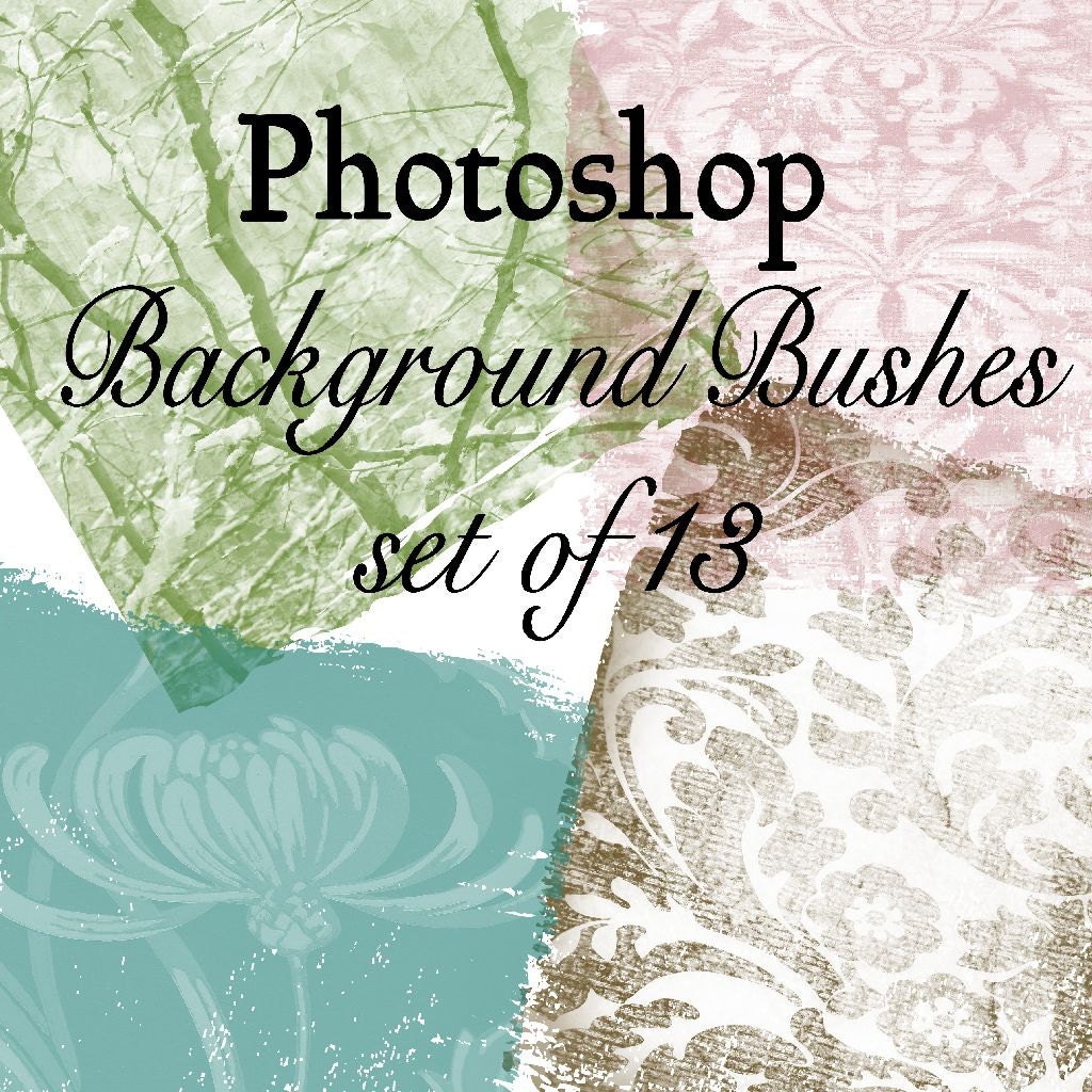Backgrounds Brushes Set of 13 different brushes