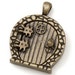 Hobbit door locket Fairy Door Wish Keeper antique bronze Pendant jewelry findings