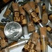 steampunk supplies watch makers vials parts storage bottles vintage number tag cork stopper two (2) quantity