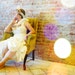 On Sale Half Off Vintage Wedding Dress OOAK Altered Up-cycled Ivory White Taupe 8 10