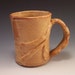 Big Ole Pottery Tree Branch Mug in Nutmeg Brown