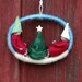 Elves and Christmas Tree - A Small Holiday Wreath