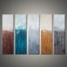 Title - Lithosphere 55 - Large 30x50 Inch, Original Abstract Canvas Painting - Multiple Canvases