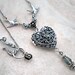 Silver Heart Locket Necklace SALE