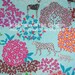 SALE - Echino Fabric Fall 2011 - Bond Savannah in Seafoam by Etsuko Furuya - Half Yard
