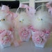 Easter Chick In a Lace Basket Easter Decoration Easter Ornament