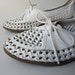 Vintage OPEN WEAVE OXFORD summer shoes 7 7.5