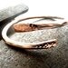 Copper bangle bracelet