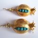 Turquoise Pomegranate earring