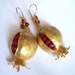 Coral Pomegranate EARRING