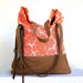 SUMMER///// Luella in Vintage Neon Paisley Linen with Brown Leather Accents