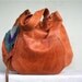 Agatha in Soft Terra Cotta Leather with Adjustable Strap