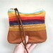 Mexican Blanket and Leather Pouch