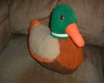 Mallard Style Duck Stuffed Bird Pattern for you to SEW Instant Download