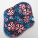 Cloth Mama Pad .. Hawaiian Floral Printed Pantyliner 8 inch