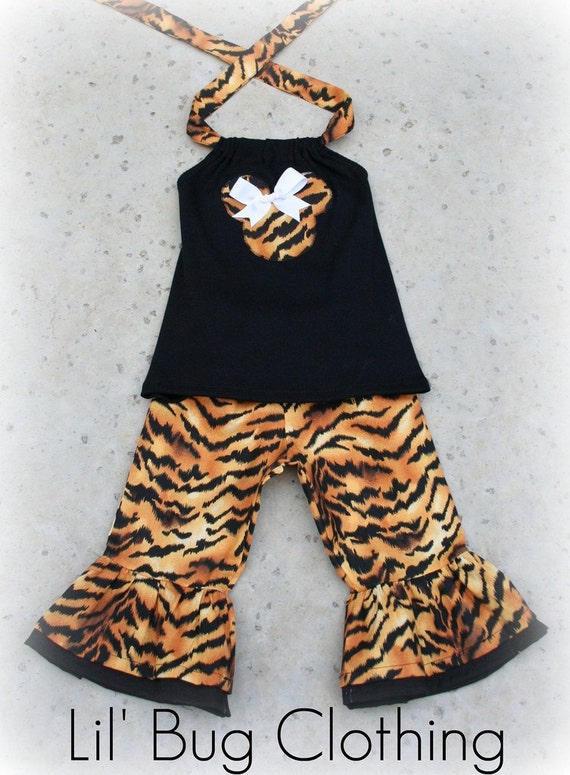 Custom Boutique Clothing Tiger Minnie Mouse by LilBugsClothing