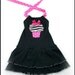 CLEARANCE SALE SIZE 3T ONLY Birthday comfy cupcake knit black dress