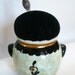 Vintage Delft Signed Hand Painted Repurposed Pincushion with Black Velvet by Practical Elegance