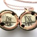 Brooklyn Bridge Locket, Miniature Old-Fashioned Landscape, Original Painting in Cream and Sepia Oil