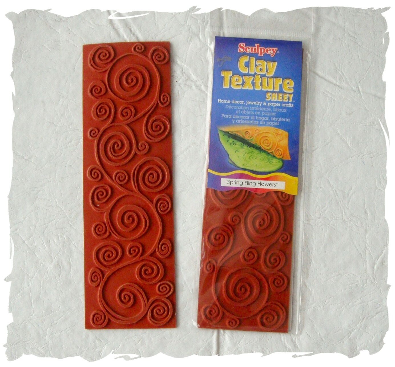 ONE SCULPEY CLAY TEXTURE SHEET by iworkartwork on Etsy