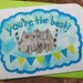 You're the best NOTECARD