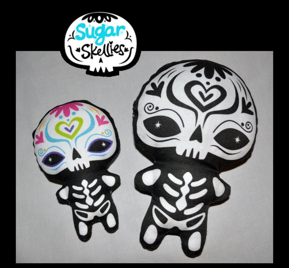 sugar skull plush