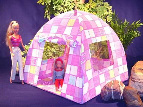 DOLL TENT and Sleeping Bag for Barbie Bratz My little pony