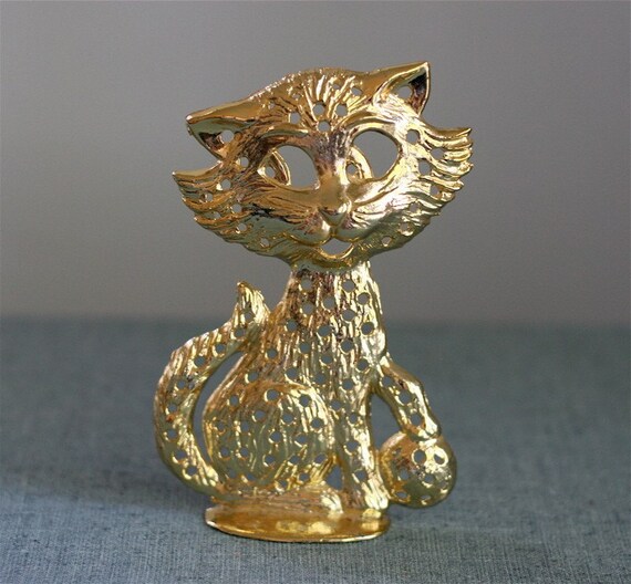 Vintage KITTY CAT Earring Holder