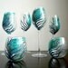 Peacock Stemless Glasses Set of 2