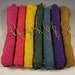Playsilks - set of 7 colors from the Earth Rainbow Set - Waldorf Inspired 35 x 35 inch silks