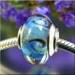 STINGRAY ISLAND European Art Glass Lampwork Cored Bead