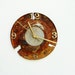 What Time can Do Clock - Rusted Metal, Driftwood and Brass