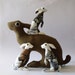 RESERVED Baby Hare Otus Soft Sculpture who values friendship and won't rock the boat