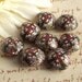 Handmade Polymer Clay Kaleidoscope Lentil Beads, by CAG