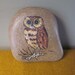 Vintage Owl Painted Rock