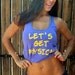 Let's Get Physical. Old-School Gym Tank. Size XS