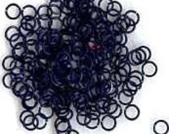 6mm BLACK Anodized Aluminum JUMP RINGS