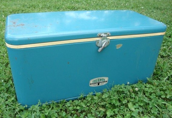 vintage thermos cooler