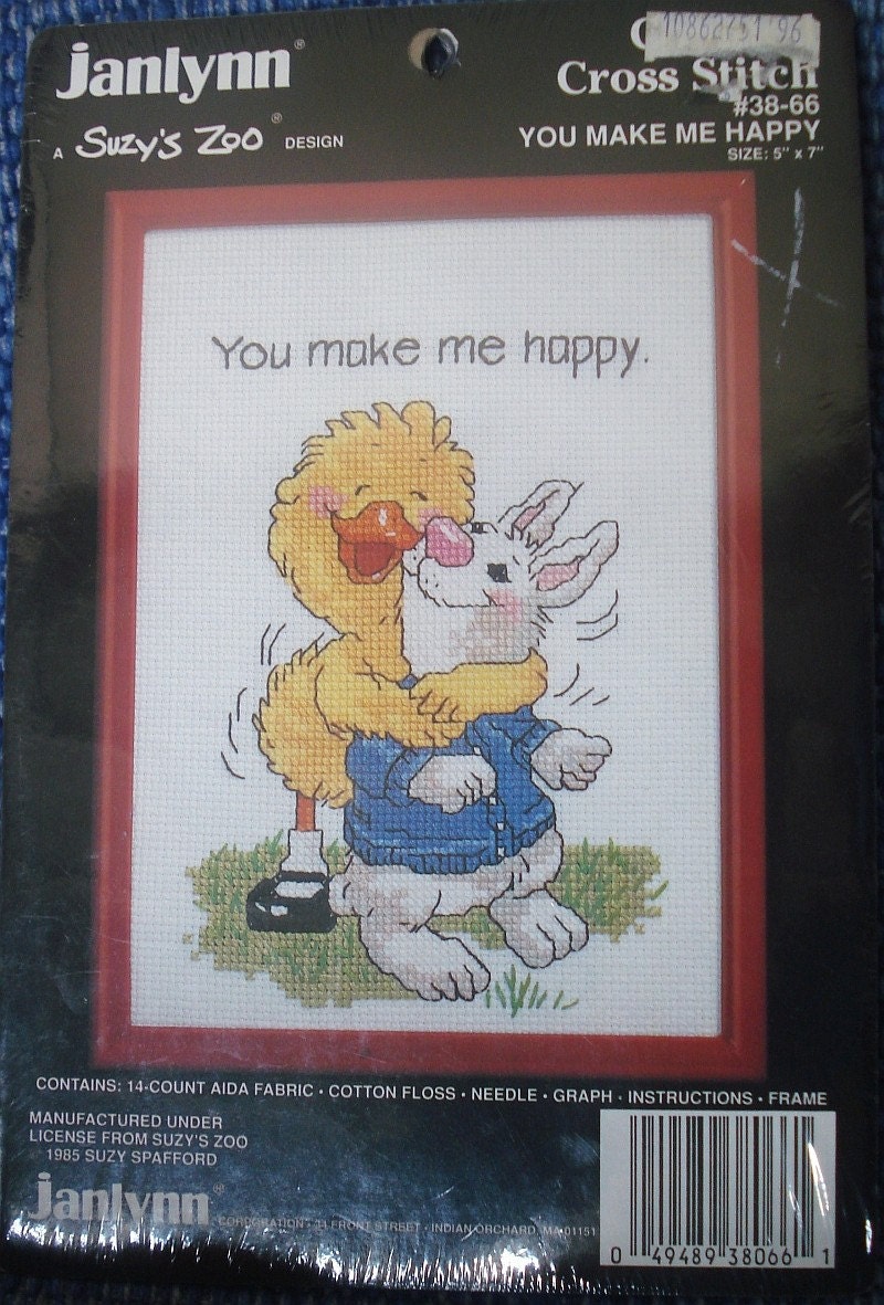 Counted Cross Stitch Kit Suzy's Zoo