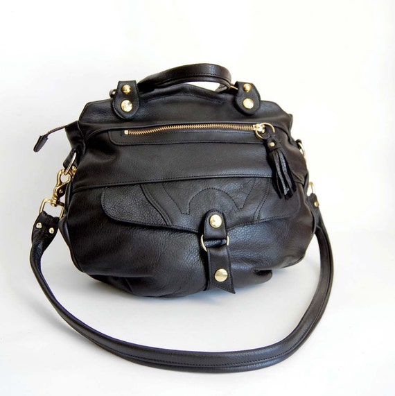 N E W 4 pocket Medium Oaxaca bag in black by valhallabrooklyn