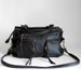 5 pocket Willow bag in jet black - clip on cross body strap