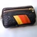 Wallet in black/orange