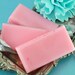 SALE - Sweetie Pie Sweet Pea Scented - Vegan Shea Butter Soap - Exfoliating Jojoba Pearls