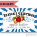 personalized holiday jam or jelly label design good for