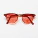 clubmaster WAYFARER sunglasses / vintage 1980s rose tint DEADSTOCK glasses