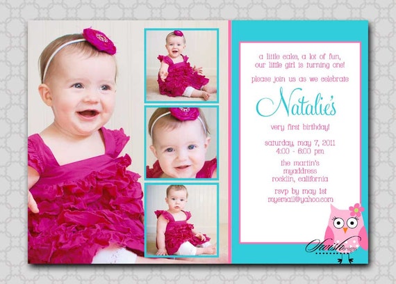 Photo Collage Birthday Invitations 6