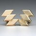 Vintage Hickok Cufflinks Diamond Shape Set
