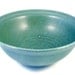 Robins Egg Blue Serving Bowl / Handmade Stoneware Wheel Thrown Pottery