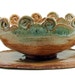 Large Ceramic Tureen and Charger - Stoneware Art Bowl Centerpiece - Clay Platter - Pottery Set - Handmade Art - Ready to Ship
